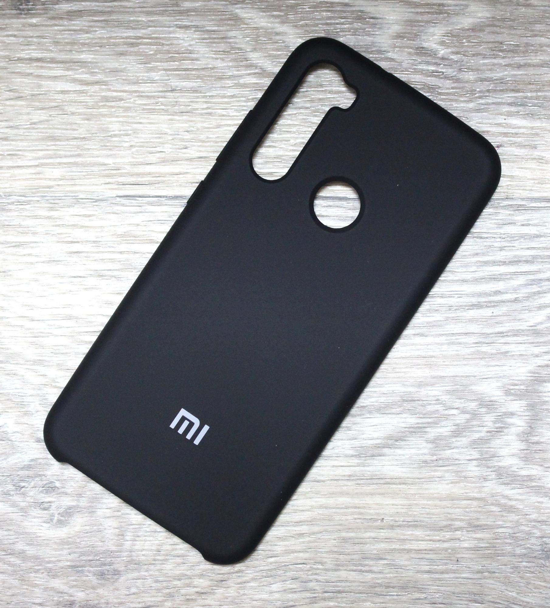 Чехол для Xiaomi Redmi Note 8 Silicone Case черный