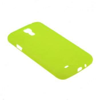 Чехол для Samsung i9500 Galaxy S IV полупрозрачный пластик X-Levis салатовый