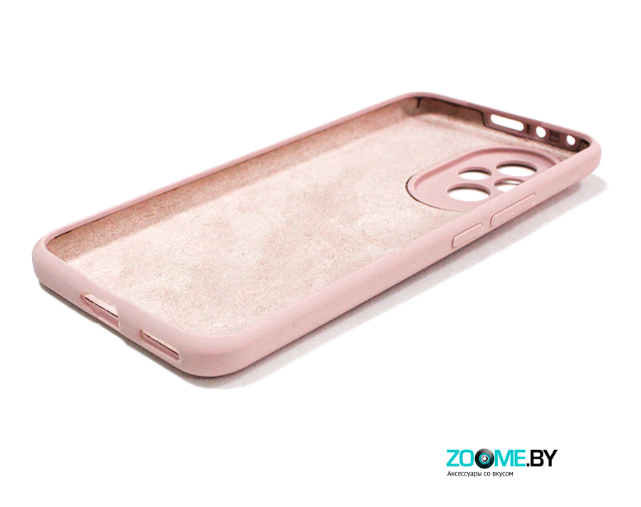 Чехол для Honor 200 Silicone case нежно-розовый