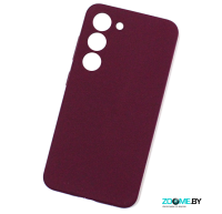 Чехол для Samsung Galaxy S25 Plus Silicone case бордовый