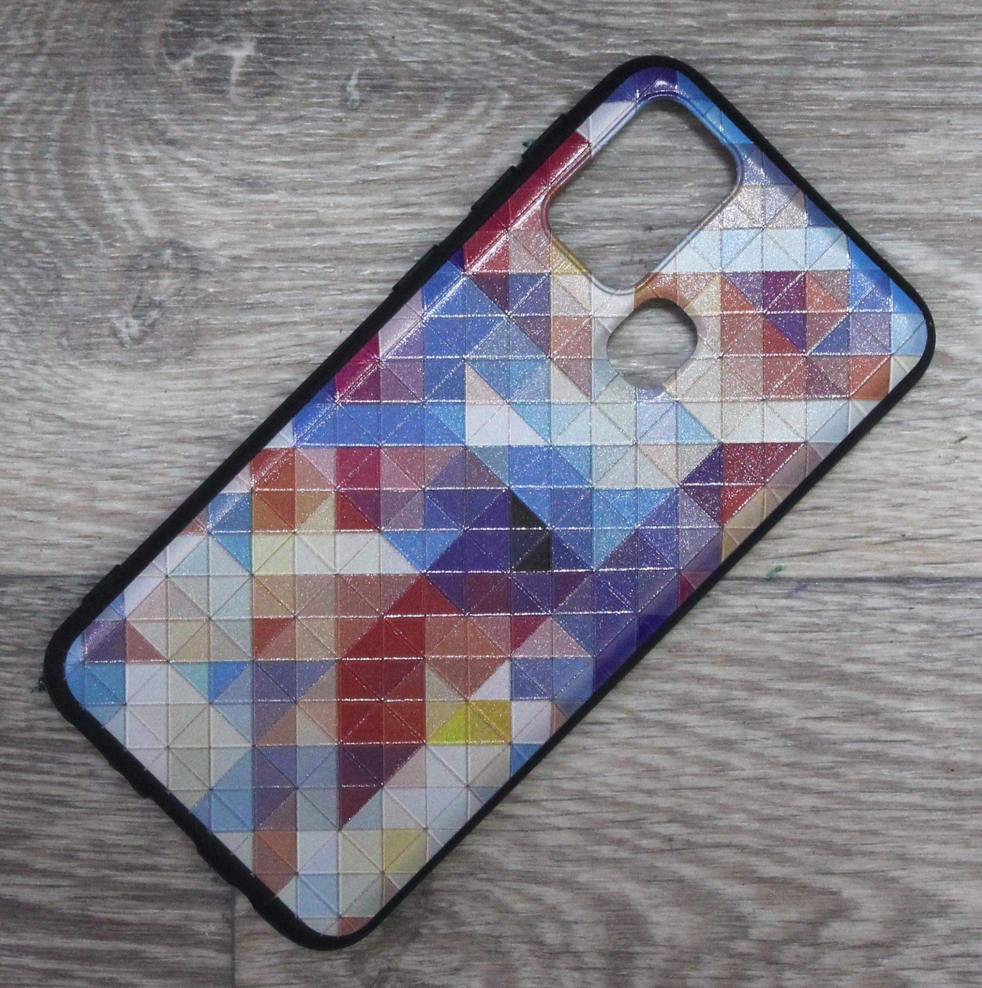 Чехол для Samsung Galaxy M31 силиконовый цветная мозайка