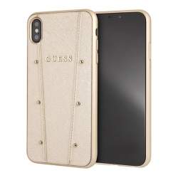 Чехол для iPhone XS Max Guess KAIA Hard Case золотой