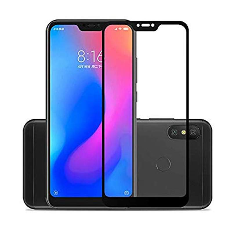 Защитное стекло на экран для Xiaomi Redmi Note 6 Glass Pro черное