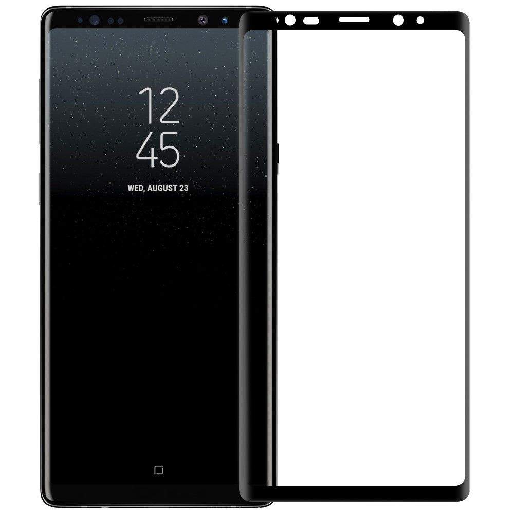 Защитное стекло на экран для Samsung Galaxy Note 9 Glass 3D черное