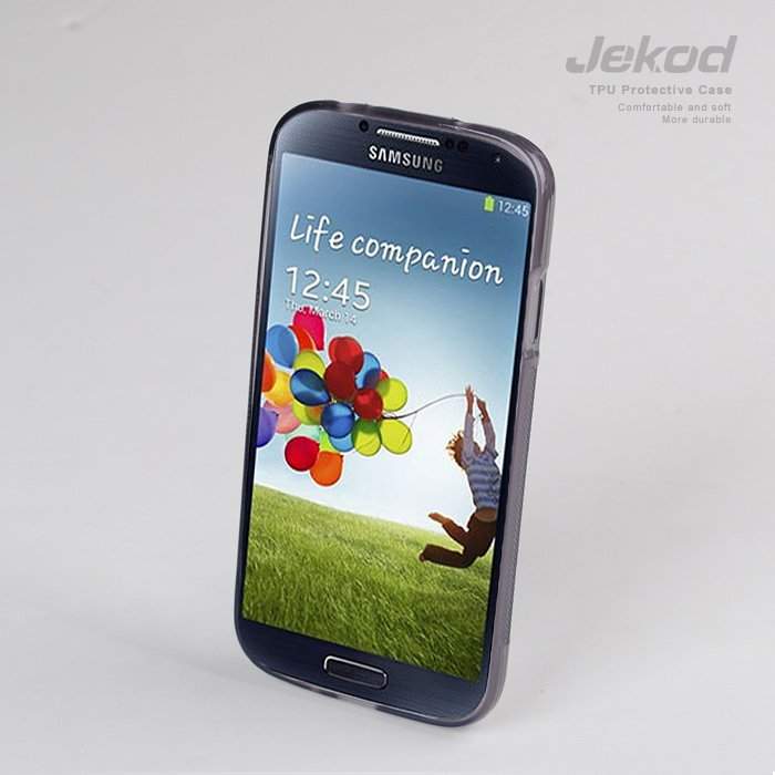 Чехол для Samsung i9500 Galaxy S IV гелевый Jekod чёрный