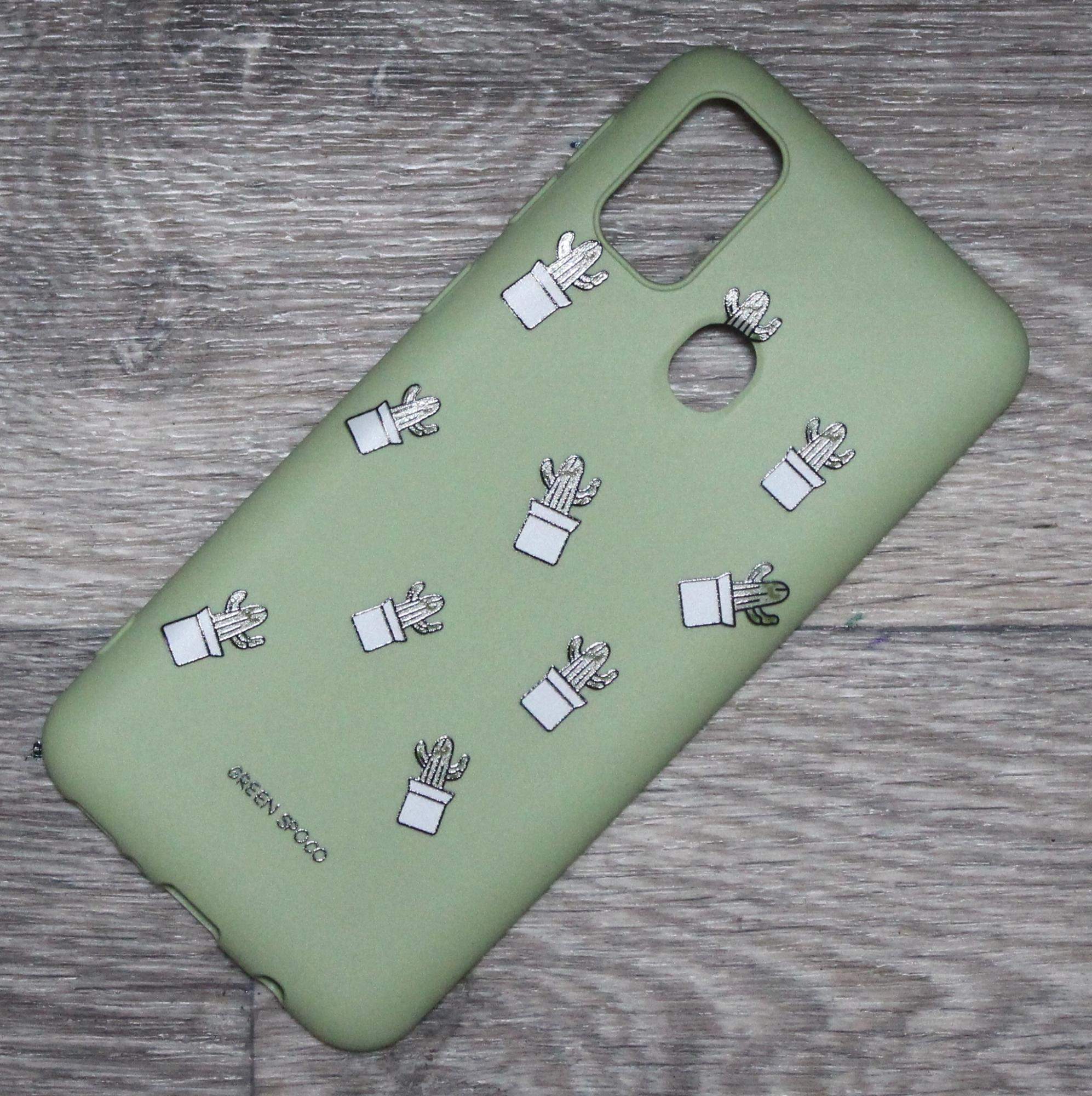 Чехол для Samsung Galaxy M21/M30S силиконовый кактусы