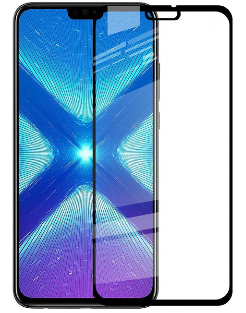 Защитное стекло на экран для Huawei Honor 8X Nano ceramics черное