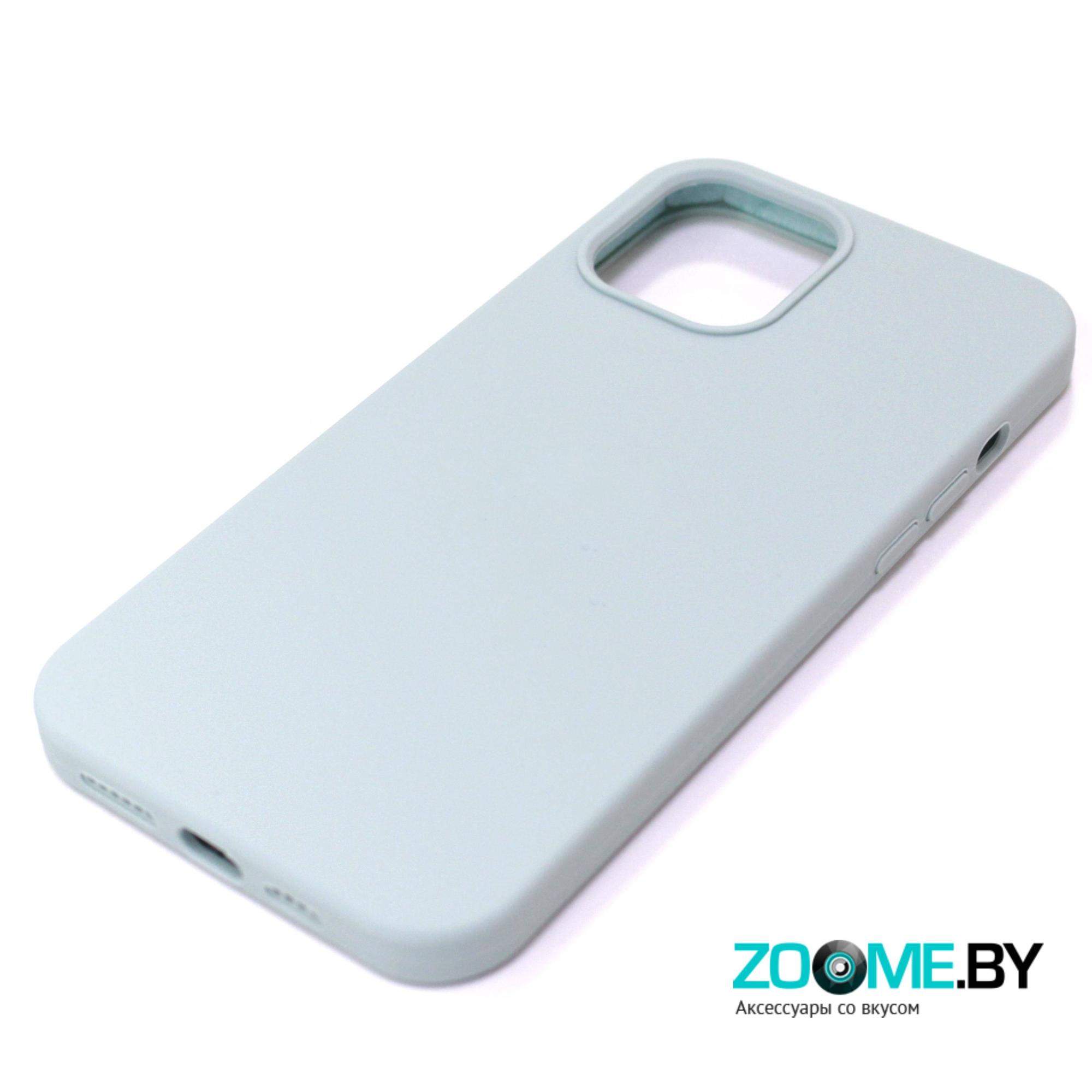 Чехол для Iphone 12 Pro Max Slilicone Case мятный