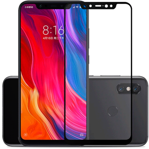 Защитное стекло на экран для Xiaomi Pocophone F1 Glass Pro черное
