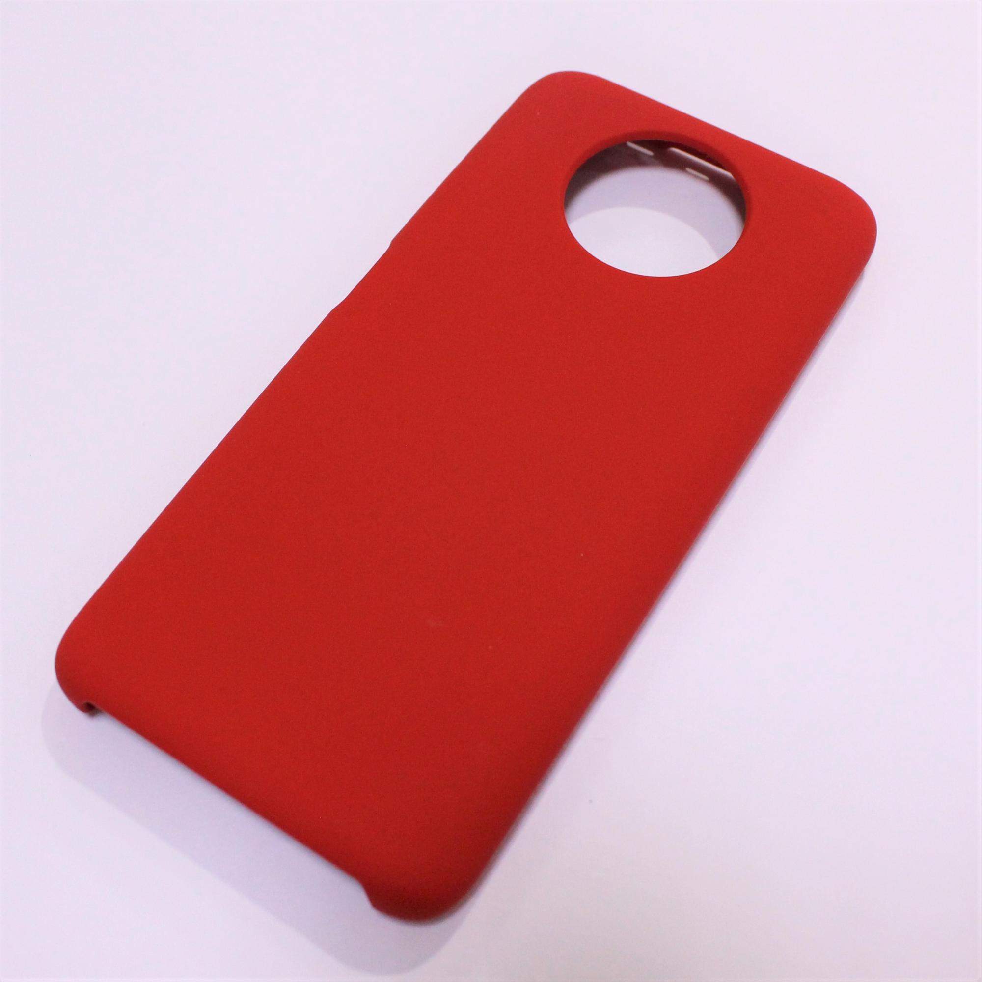 Чехол для Xiaomi Redmi Note 9T Silicone Case (красный)