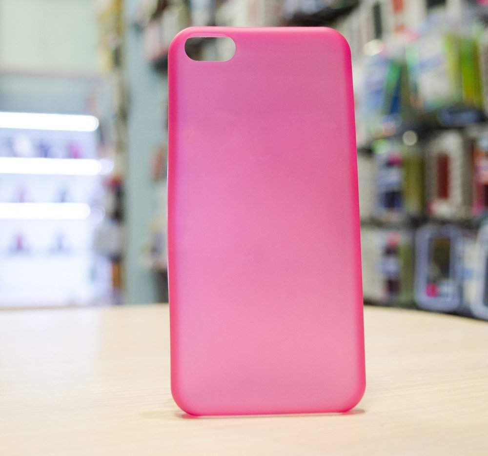 Чехол для iPhone 5c пластик SMART малиновый