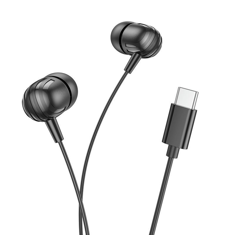 Проводные наушники Borofone BM77 USB Type-C, черный