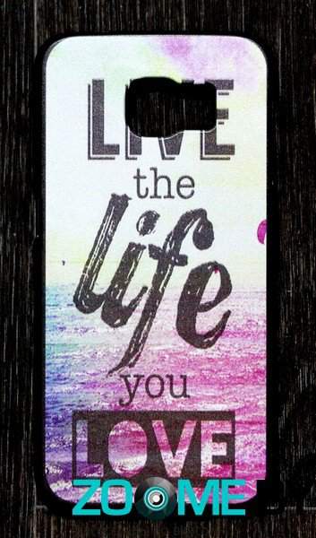 Чехол для Samsung Galaxy S6 (G920) пластик PC Live the Life you Love