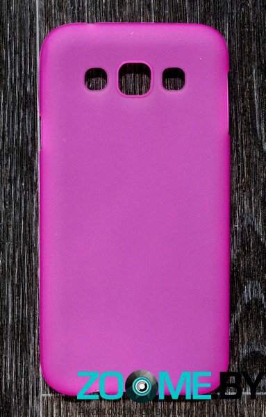 Чехол-накладка для Samsung Galaxy E5 (E500H) силиконовый SMART матовый розовый