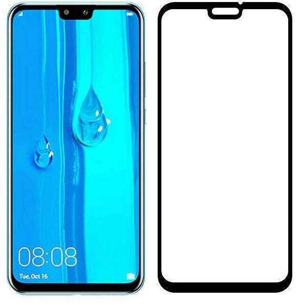 Защитное стекло на экран для Huawei Y9 (2019) Glass Pro Full Glue черное