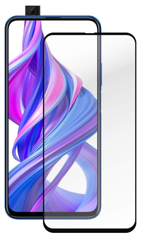 Защитное стекло для Y9S/Honor 9X/9X Pro Glass Pro черное (клеится по всей поверхности)