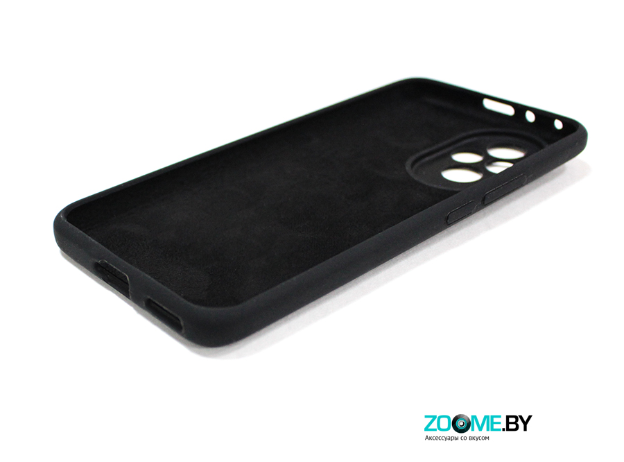 Чехол для Honor 200 Silicone case черный
