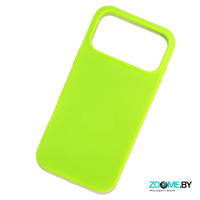 Чехол для iPhone 17 Pro Max Silicone case салатовый