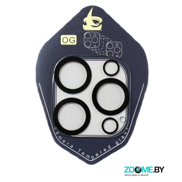 Стекло на камеру для iPhone 14 Pro/14 Pro Max 3D (установка в подарок!)