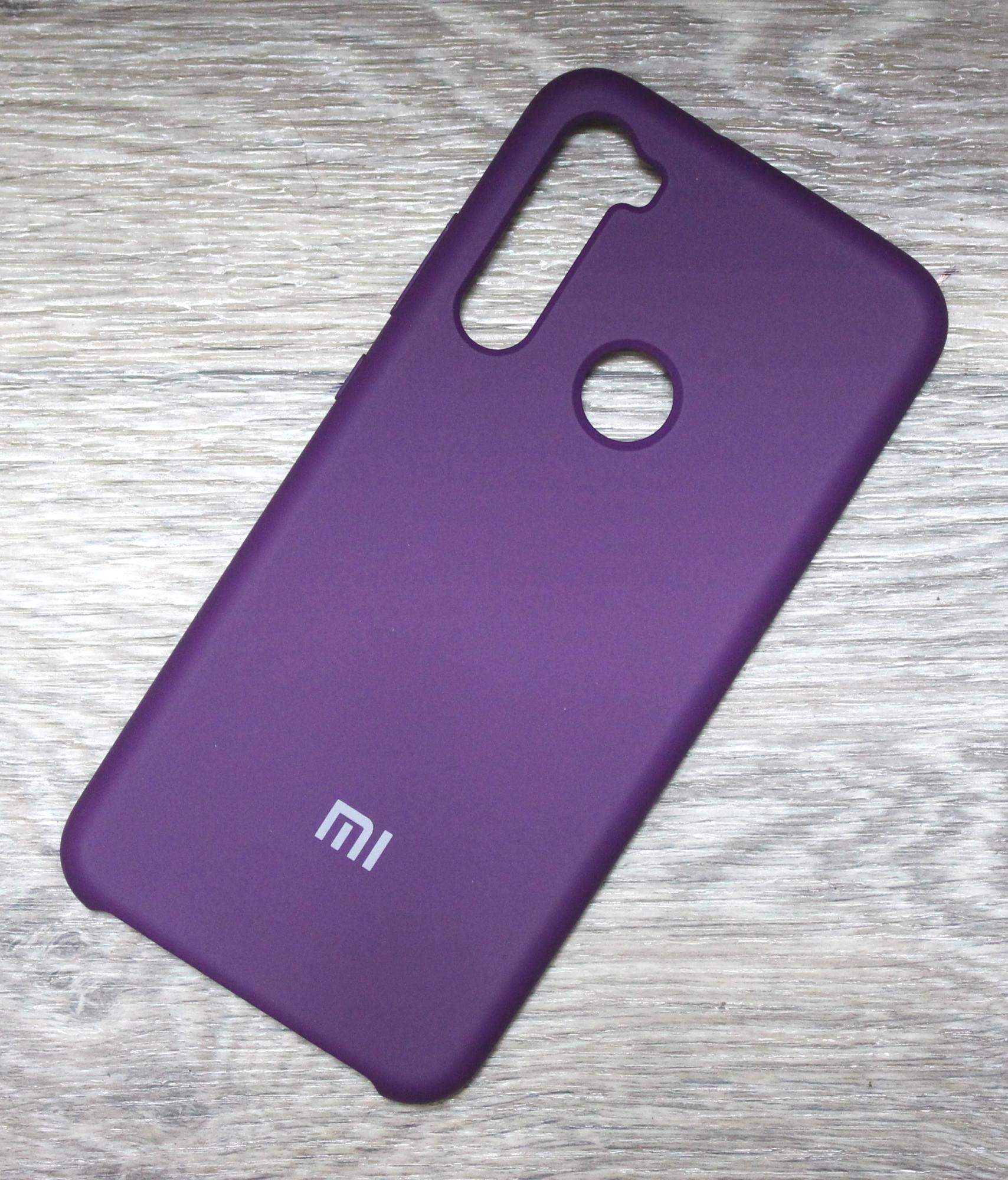 Чехол для Xiaomi Redmi Note 8 Silicone Case фиолетовый