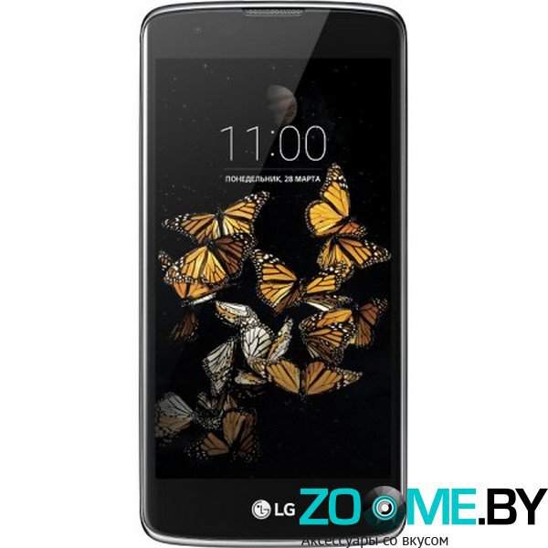 Стеклянная защитная пленка на экран для LG K8 (K350E) Glass 0.33мм