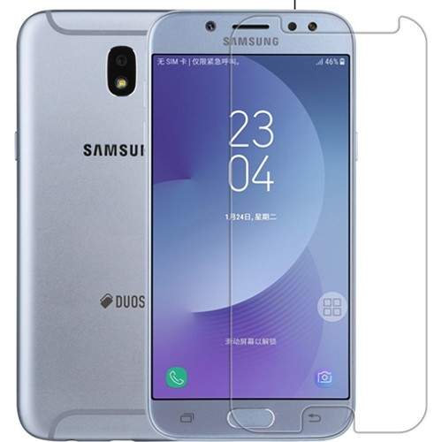 Защитная пленка для Samsung Galaxy J7 (2017) (G730) BuFF глянцевая с силиконовым основанием (на весь экран)