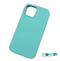Чехол для iPhone 13 Mini Silicone case бирюзовый