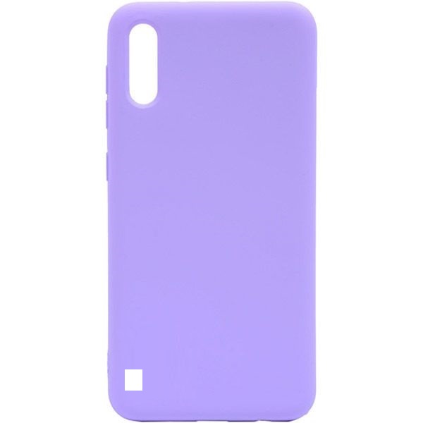 Чехол для Samsung Galaxy A50/A30s Silicone Case сиреневый