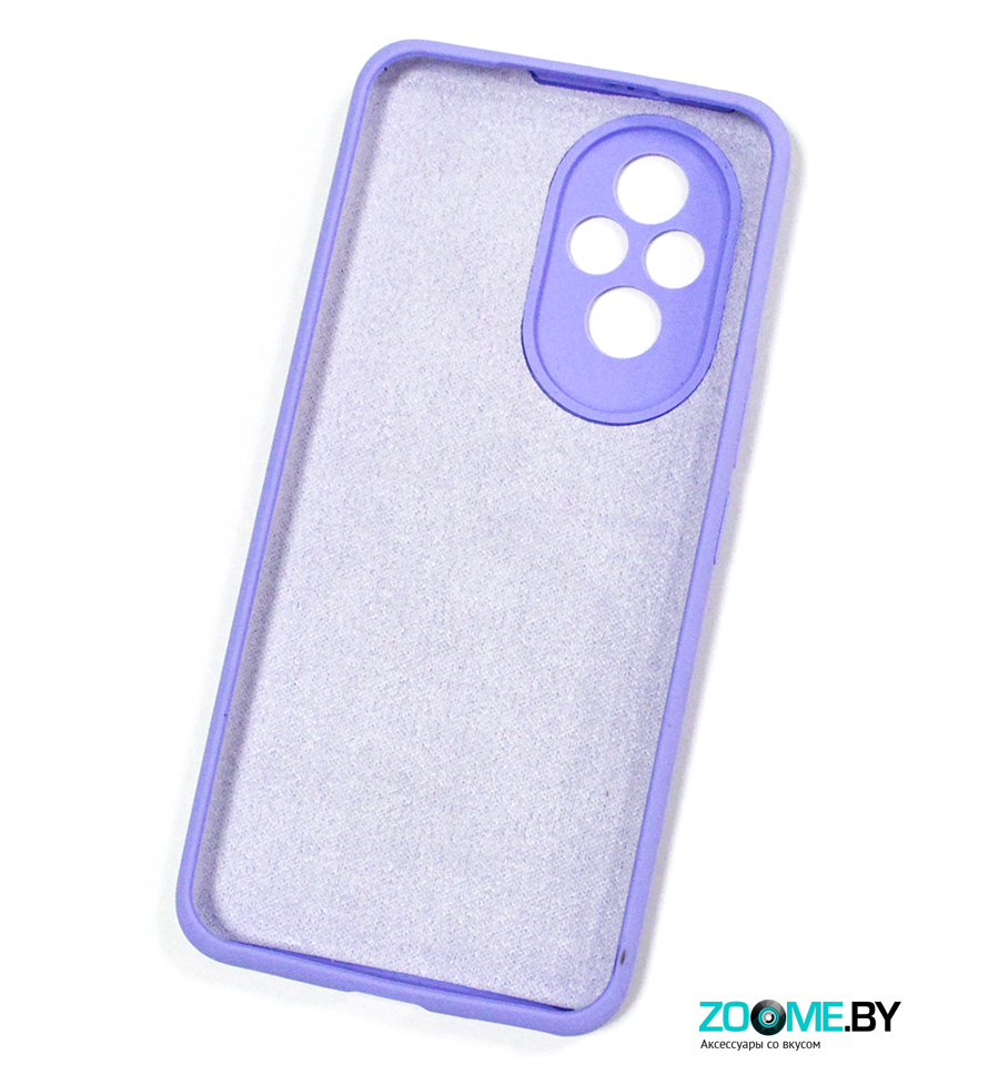 Чехол для Honor 200 Silicone case сиреневый