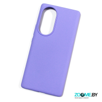 Чехол для Honor 70 Silicone case сиреневый