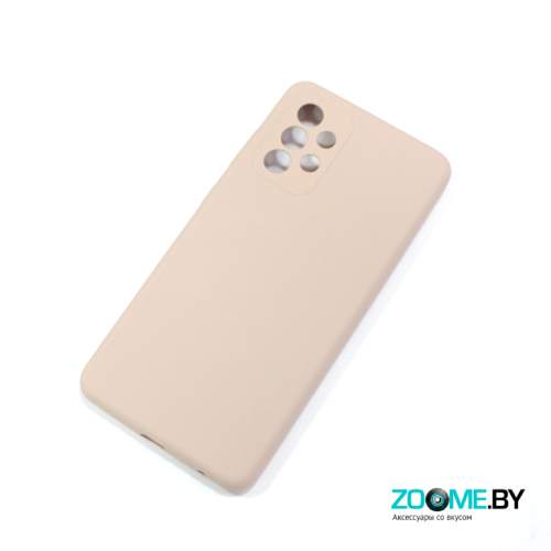 Чехол для Samsung Galaxy A52 Silicone Case бежевый