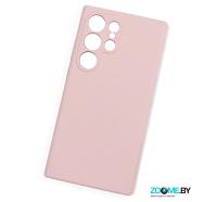 Чехол для Samsung Galaxy S24 Ultra Silicone case нежно-розовый