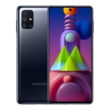 Защитное стекло для телефона на Samsung Galaxy M51 Nano ceramics черное