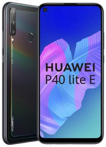 Защитное стекло для Huawei P40 Lite E Glass Pro черное (клеится по всей поверхности)