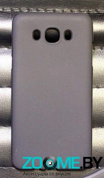 Чехол для Samsung Galaxy J7 (2016) силиконовый SMART матовый черный