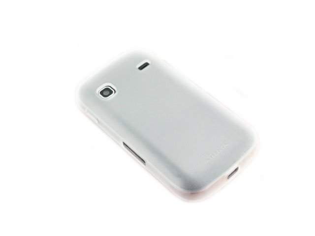 Гелевая накладка на заднюю крышку для Samsung S6500 Galaxy Mini 2 белая