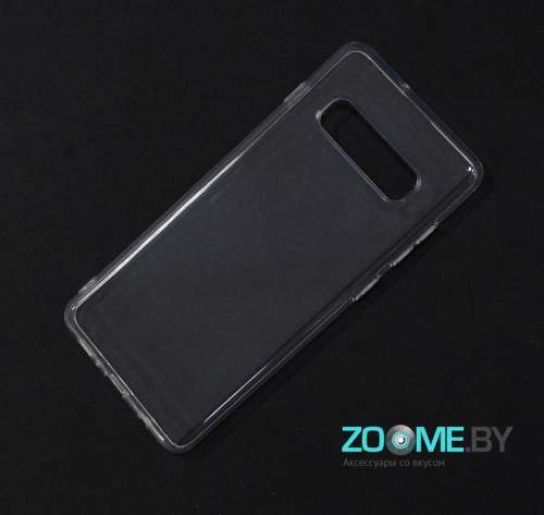 Чехол для Samsung Galaxy S10 Plus прозрачный силиконовый