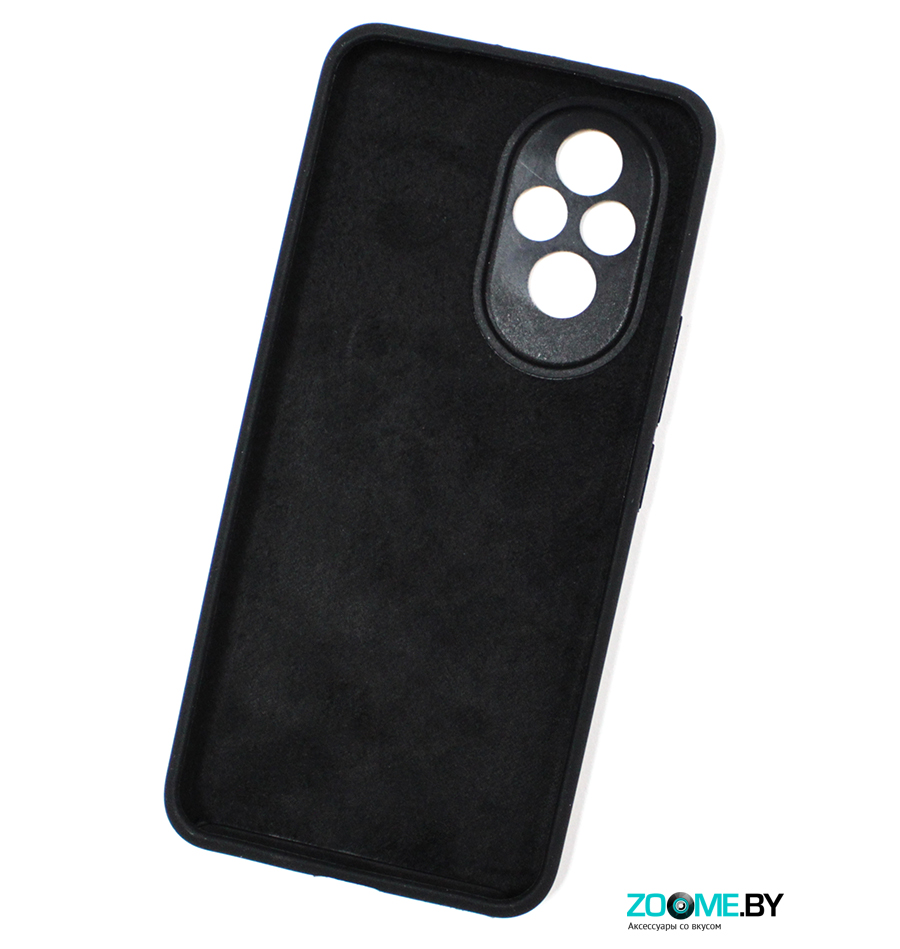 Чехол для Honor 200 Silicone case черный