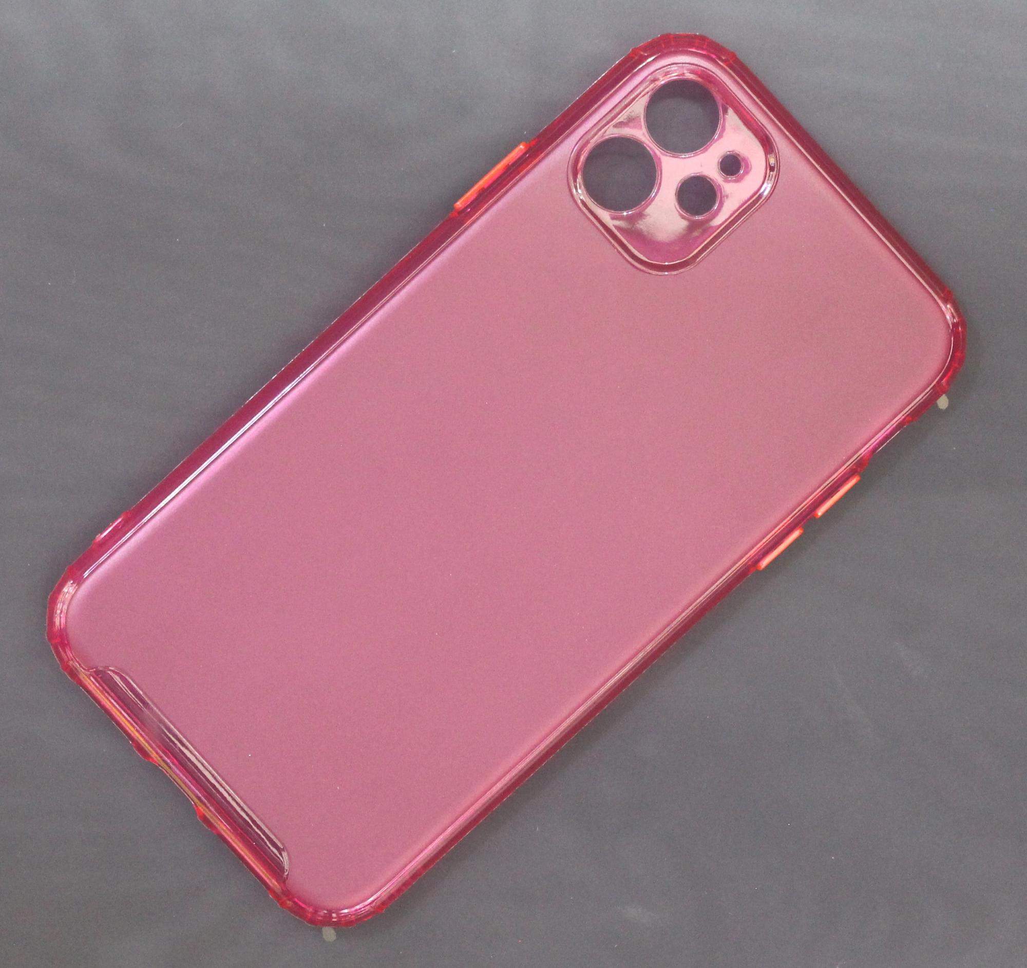 Чехол для iPhone 11 HQ Case матовый малиновый