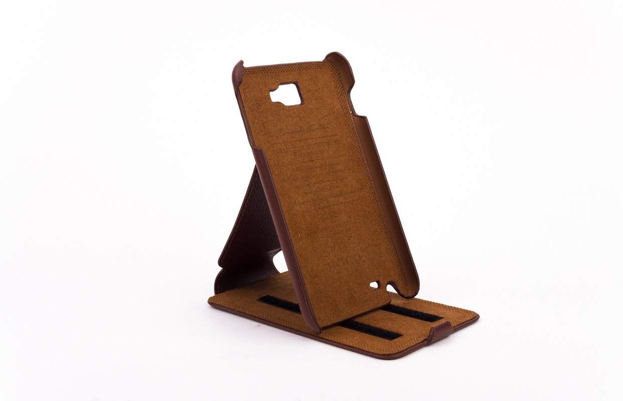 Чехол в виде блокнота Hoco Leather Case для Samsung n7000 Galaxy Note коричневый