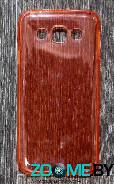 Чехол-накладка для Samsung Galaxy E5 (E500H) силиконовый SMART глянцевый красный