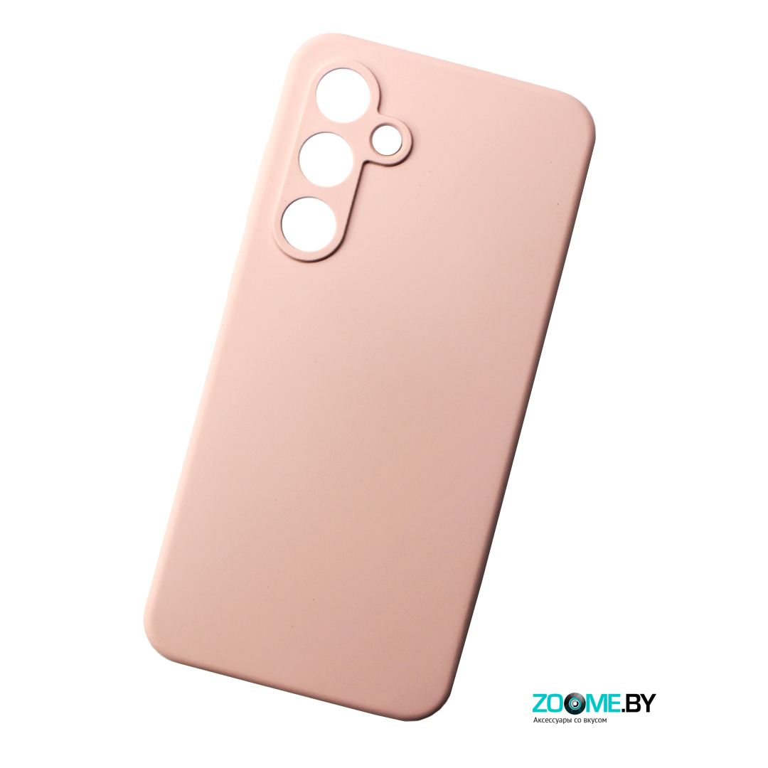 Чехол для Samsung Galaxy S24 FE Silicone case бежевый