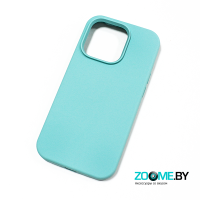 Чехол для iPhone 15 Pro Silicone case бирюзовый