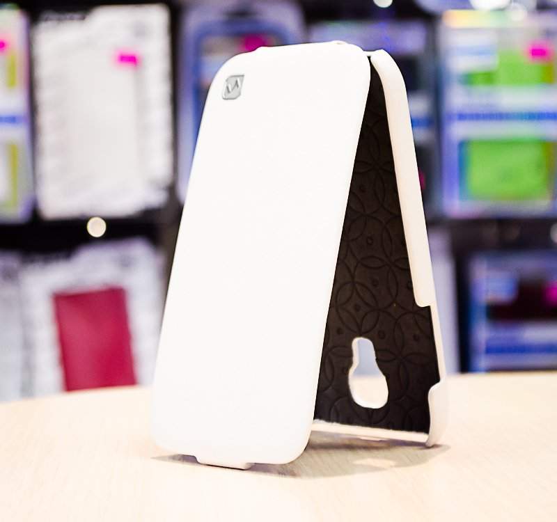 Чехол для Samsung i9190 Galaxy S4 mini блокнот HOCO Duke белый