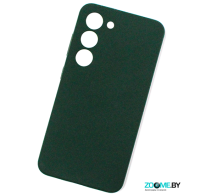 Чехол для Samsung Galaxy S23+ Silicone case темно-зеленый