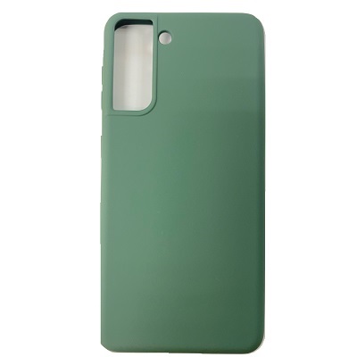 Чехол для Samsung Galaxy S21 Silicone Case темно-зеленый