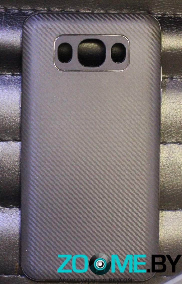 Чехол для Samsung Galaxy J7 (2016) iPaky противоударный карбон черный