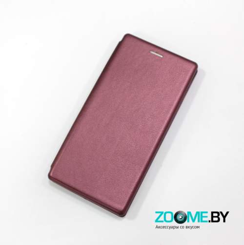 Чехол-книга для Samsung Galaxy S22 Ultra бордовый