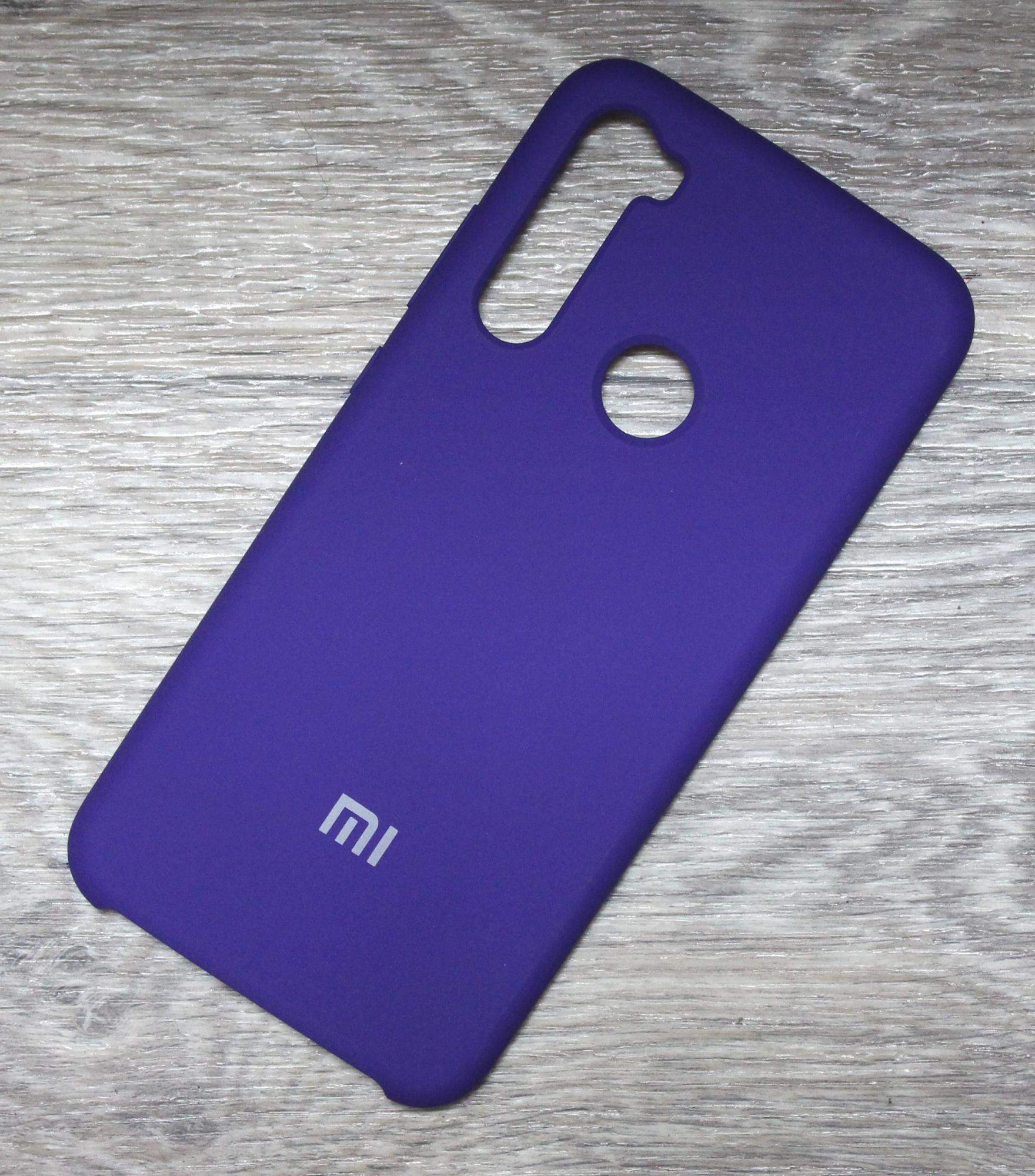 Чехол для Xiaomi Redmi Note 8 Silicone Case синий