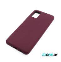 Чехол для Samsung Galaxy A51 Silicone Case бордовый